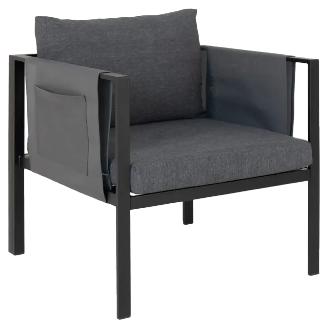 Loungeset Fardau donkergrijs