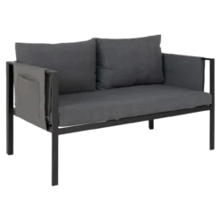 Loungeset Fardau donkergrijs