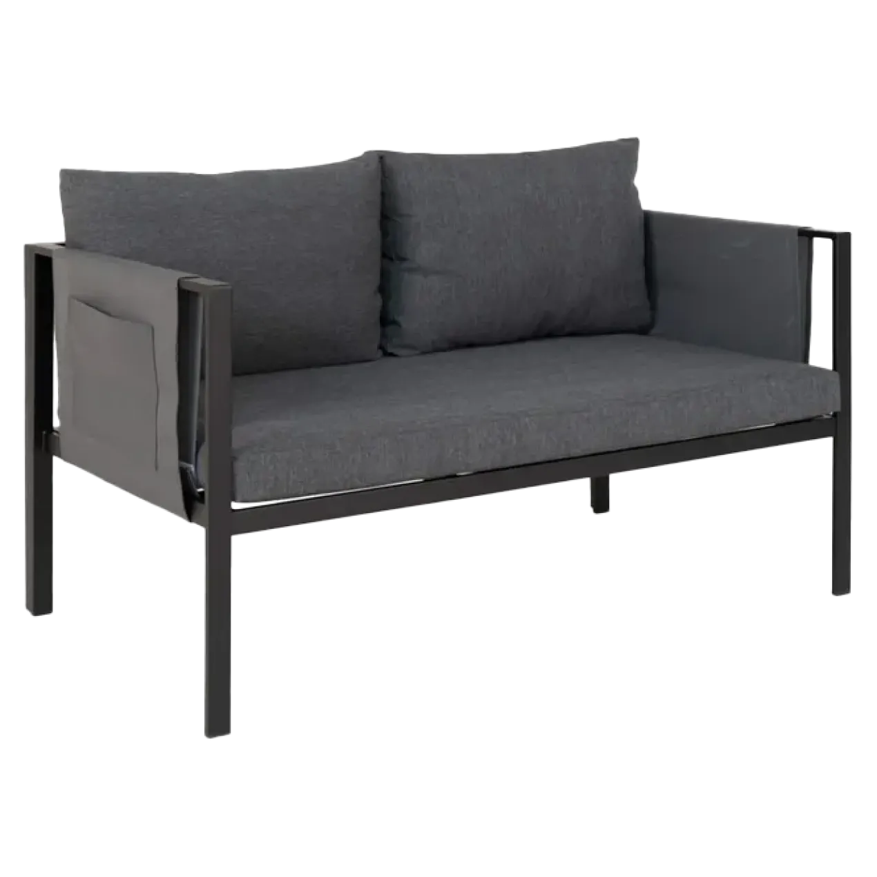 Loungeset Fardau donkergrijs