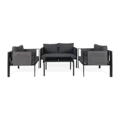 Loungeset Fardau donkergrijs