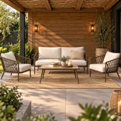 Loungeset Marloes 4 delig beige