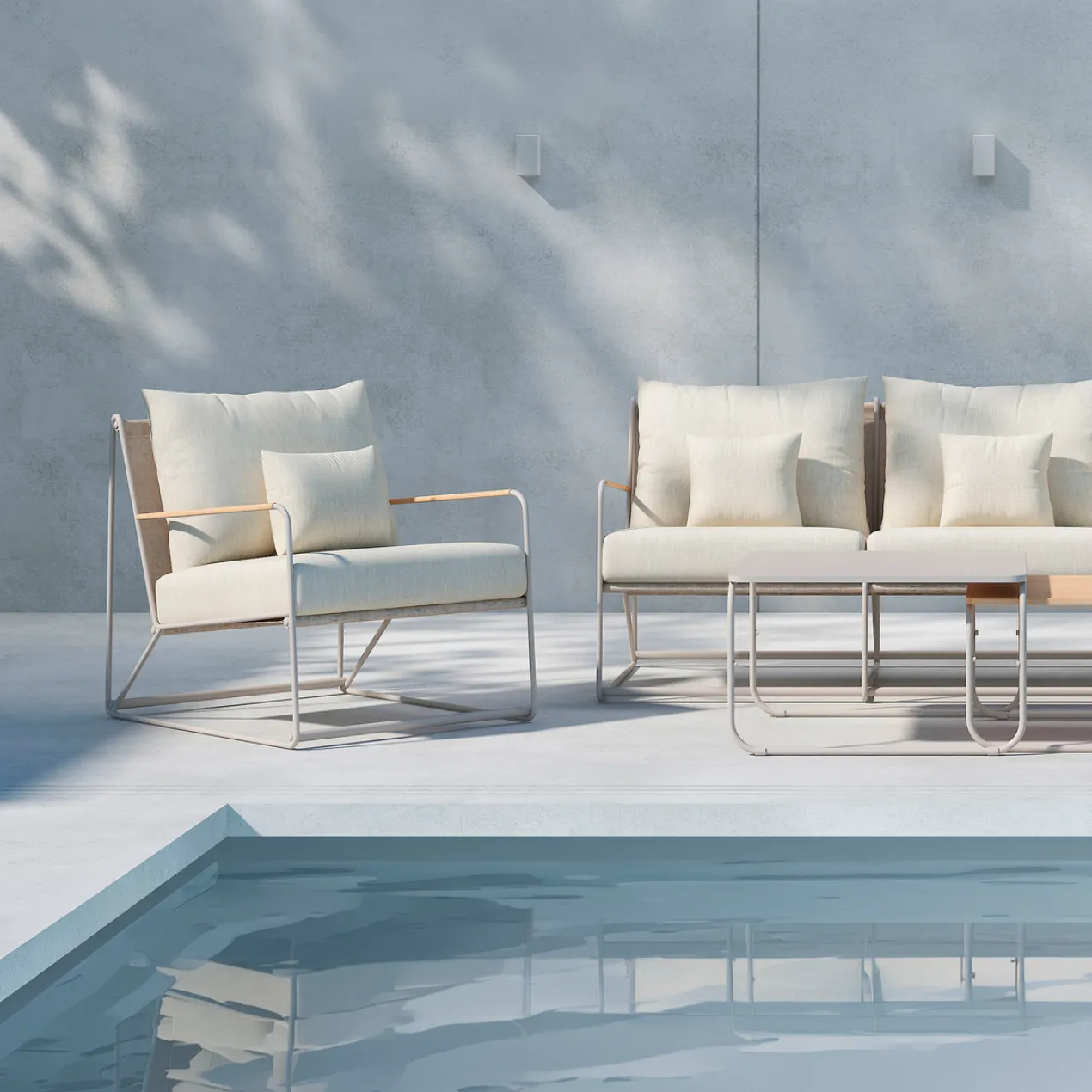 Loungeset Paolo beige
