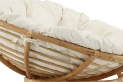 Loungestoel Carina - met zitkussen Gebroken wit