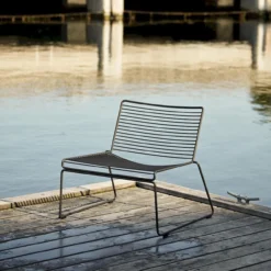 Loungestoel Hee zwart