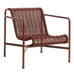 Loungestoel Palissade Cord laag iron red