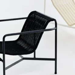 Loungestoel Palissade Cord laag anthracite