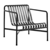 Loungestoel Palissade laag anthracite