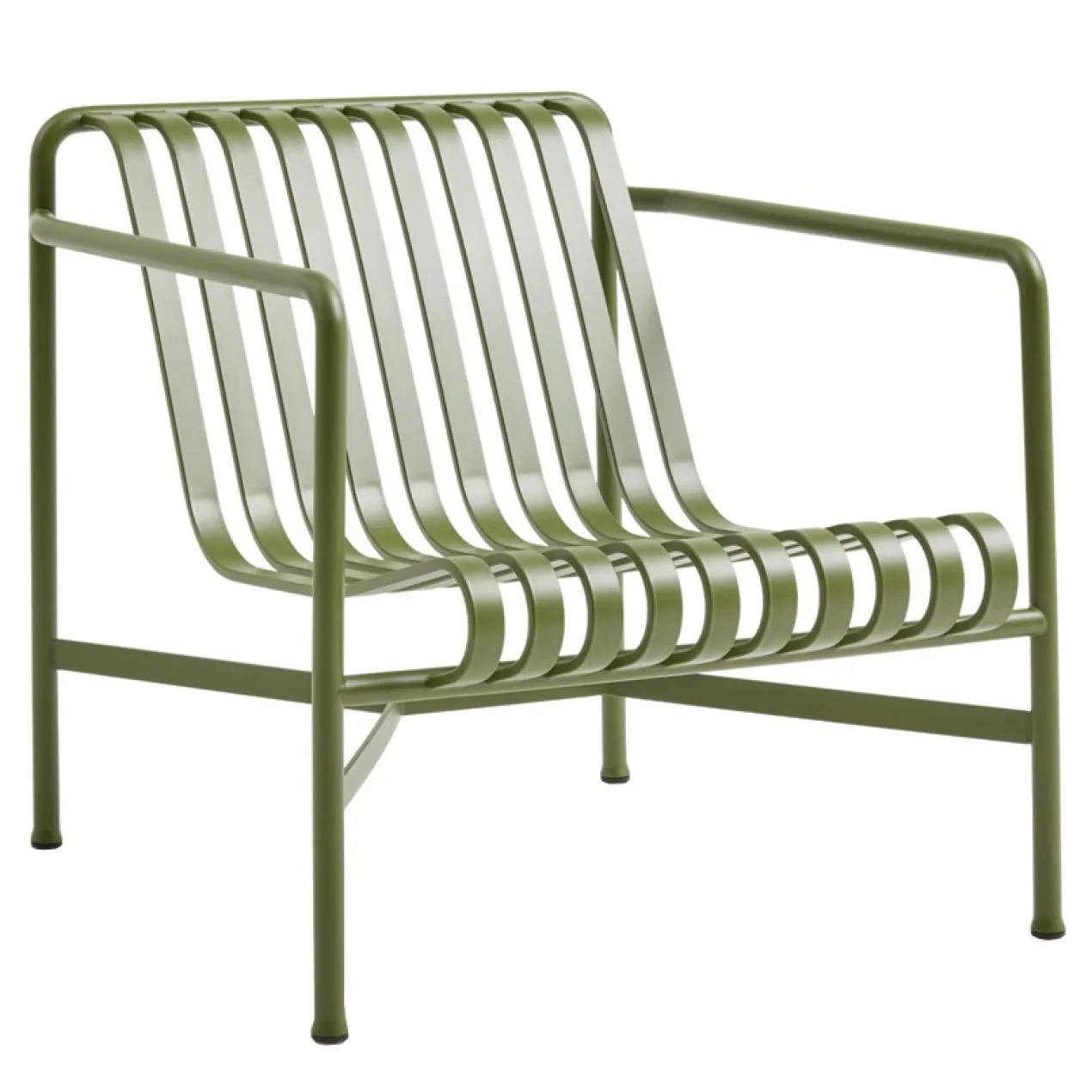 Loungestoel Palissade laag olive