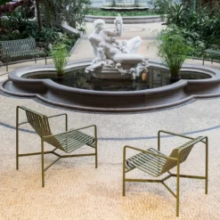 Loungestoel Palissade laag olive
