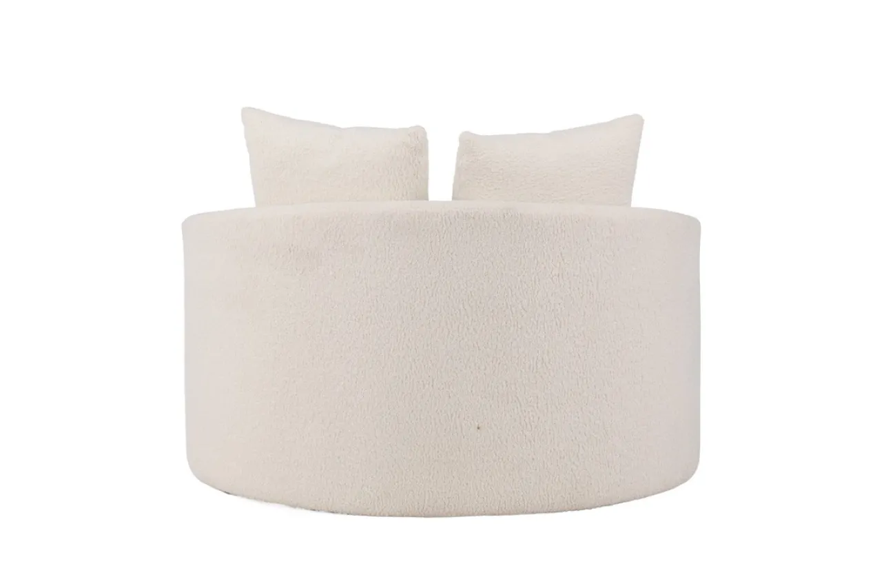 Loveseat Kathleen teddy Wit