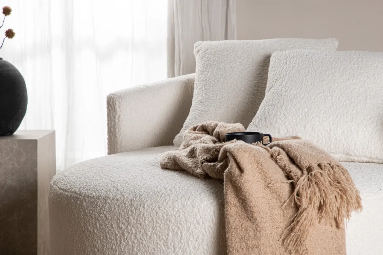 Loveseat Kathleen teddy Wit