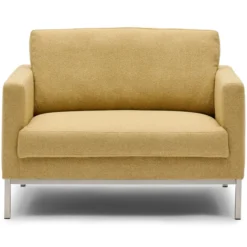 Loveseat Slick met frame glory brass 170