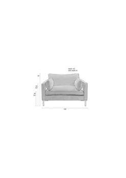 Love Seat Summer Antraciet