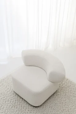 Luna Lounge 1 Seater Facet 1037 frame zwart