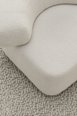 Luna Lounge 1 Seater Facet 1037 frame zwart