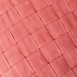 Lussen Woven linnen flamingo orange