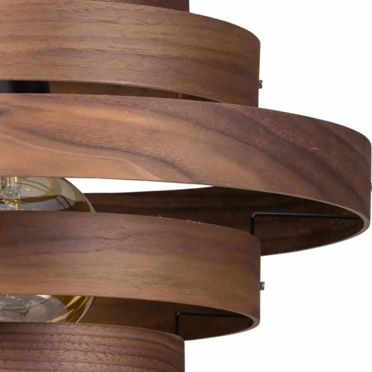 LUXA HANGLAMP 5-RINGS WALNOOT