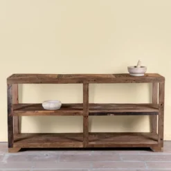 Madan - Rustiek Oud Houten Rek van Driftwood