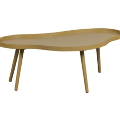 Mae bijzettafel organisch langwerpig mdf/grenen alpaca