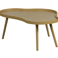 Mae bijzettafel organisch langwerpig mdf/grenen alpaca