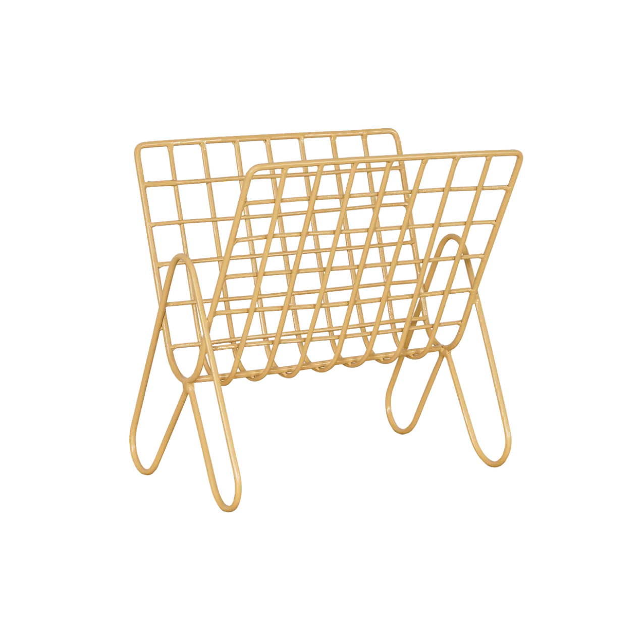 Magazine rack Duke mosterd
