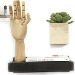 Magneetbakje hout naturel