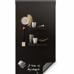 Magneetbehang basic zwart whiteboard 60x250 cm