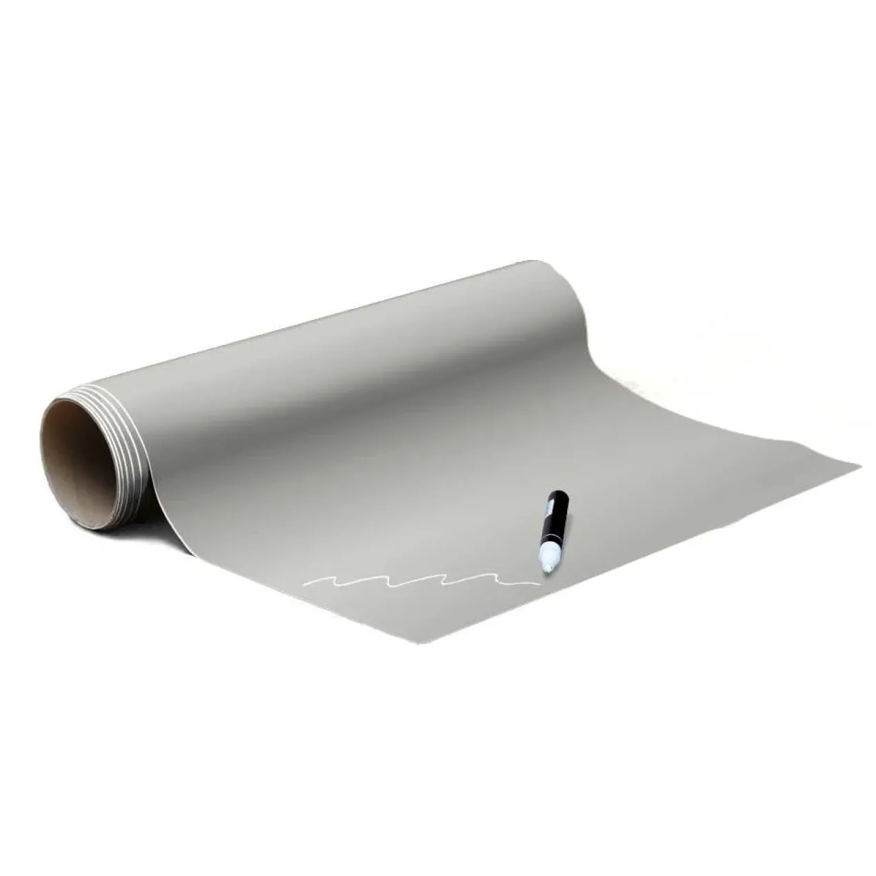 Magneetbehang luxe krijtbord groengrijs 100x250cm