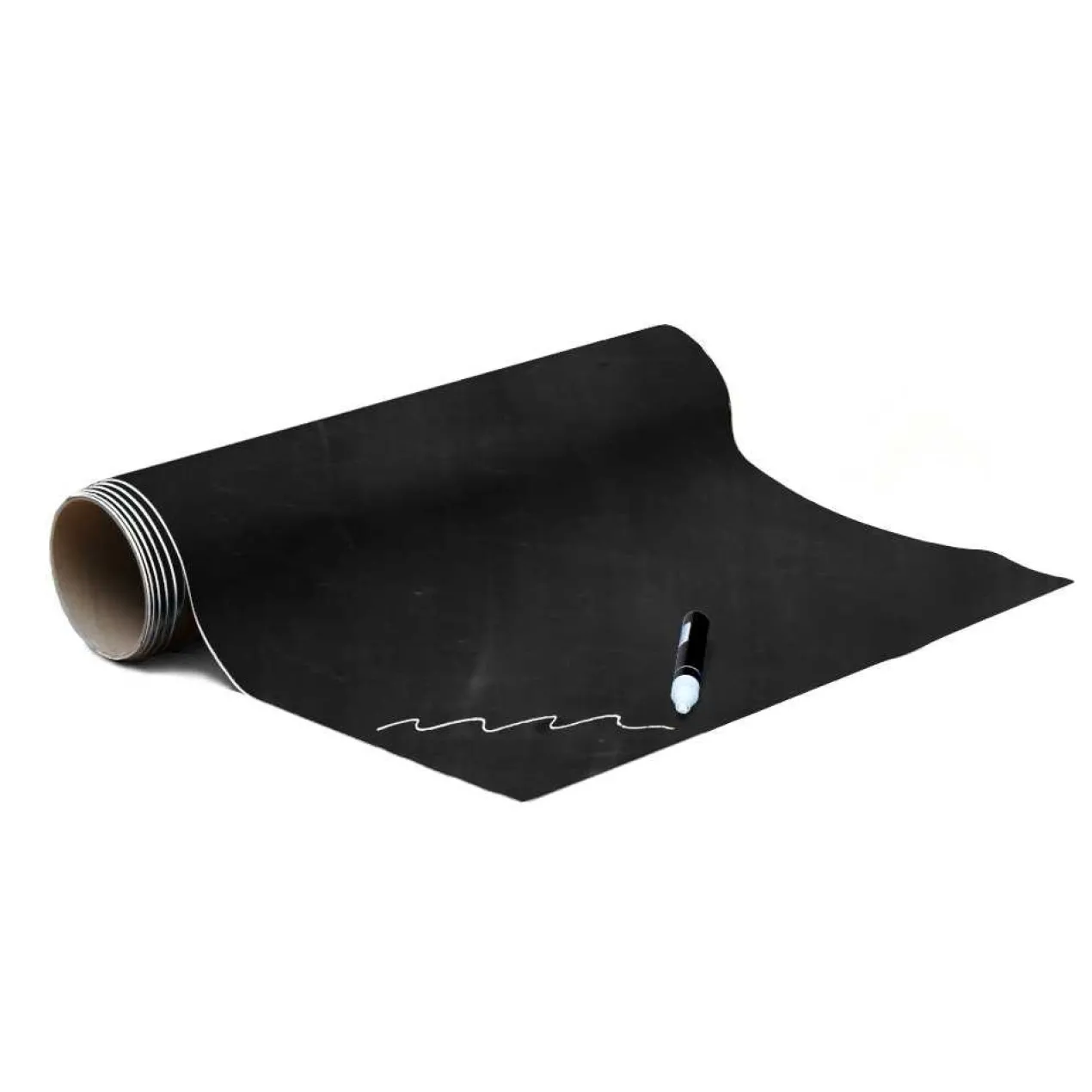 Magneetbehang mat krijtbord oudzwart 100x250 cm