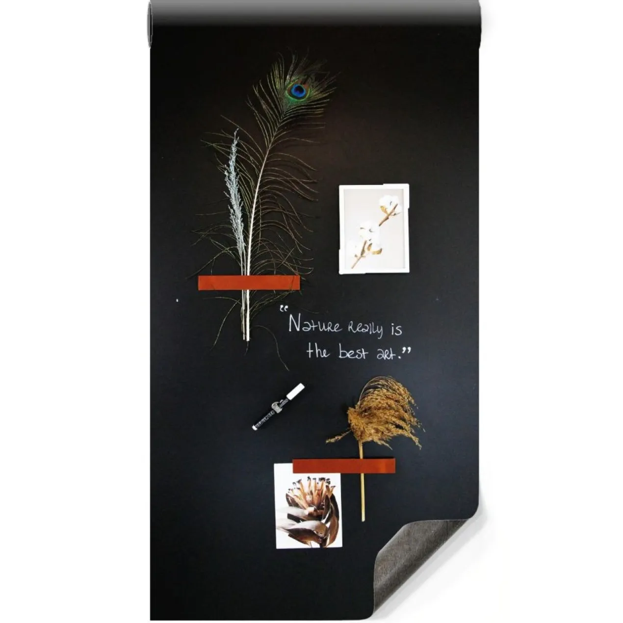 Magneetbehang Starters kit zwart met accessoires