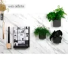 Magneetbord dessin - marmer wit 60x100 cm
