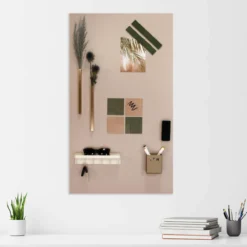 Magneetbord mat – krijtbord heartwood 60x140 cm