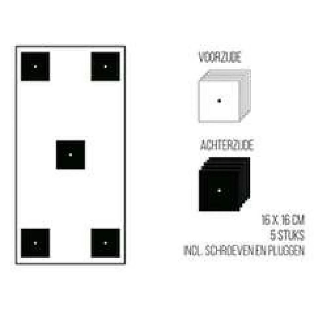 Magneetbord mat - krijtbord wit 60x140 cm