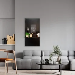 Magneetbord mat - krijtbord zwart 60x100 cm