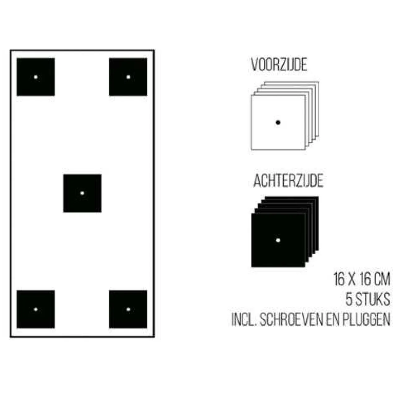 Magneetbord mat - krijtbord zwart 60x140 cm