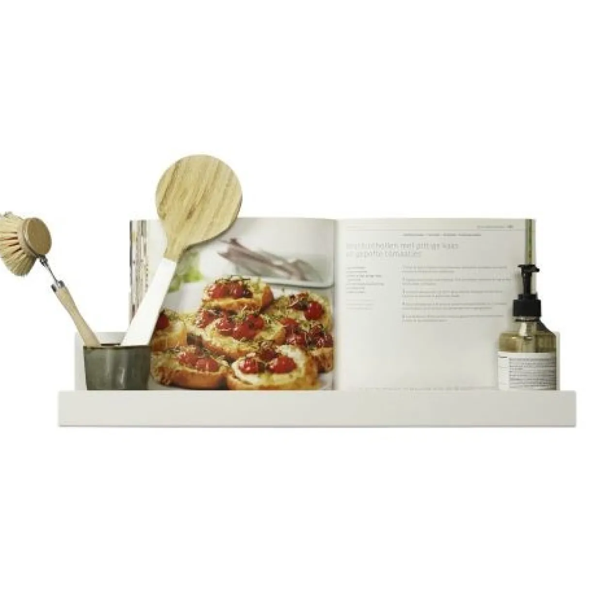 Magnetische boekenplank large wit
