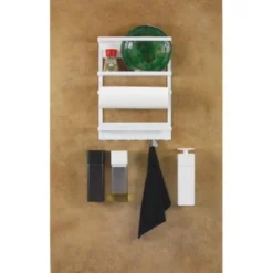Magnetische olie/azijnhouder wit
