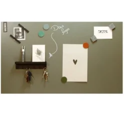 Magnetische sleutelhouder metaal Magnetische sleutelhouder wit
