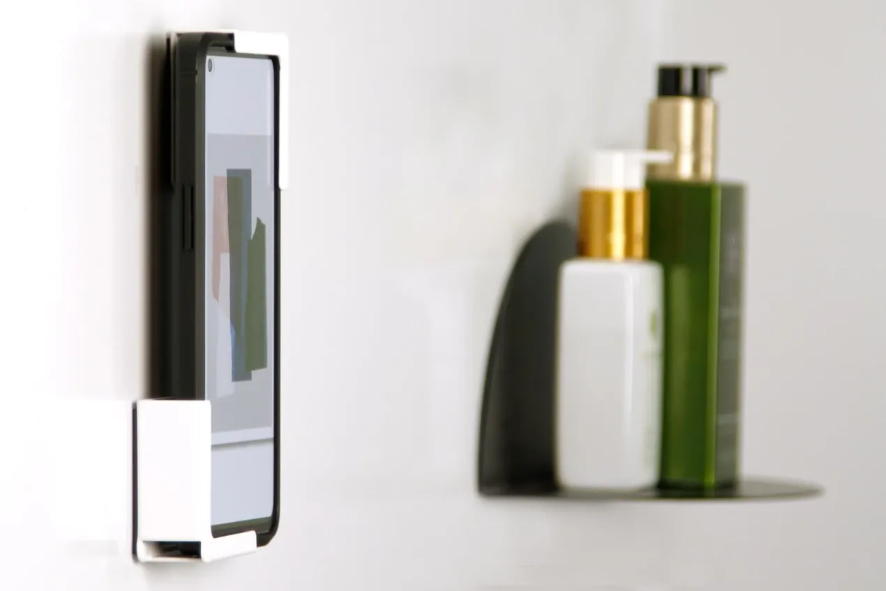 Magnetische telefoonhouder wit