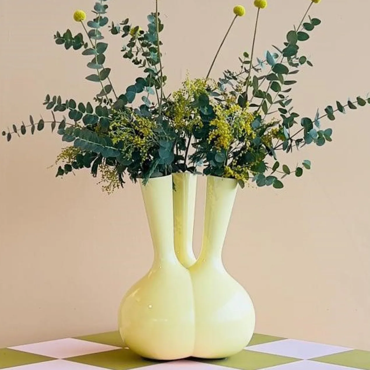 Mama Vase Geel