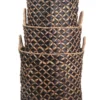 Mand Bananenblad zwart/naturel 2XL