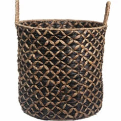 Mand Bananenblad zwart/naturel 2XL