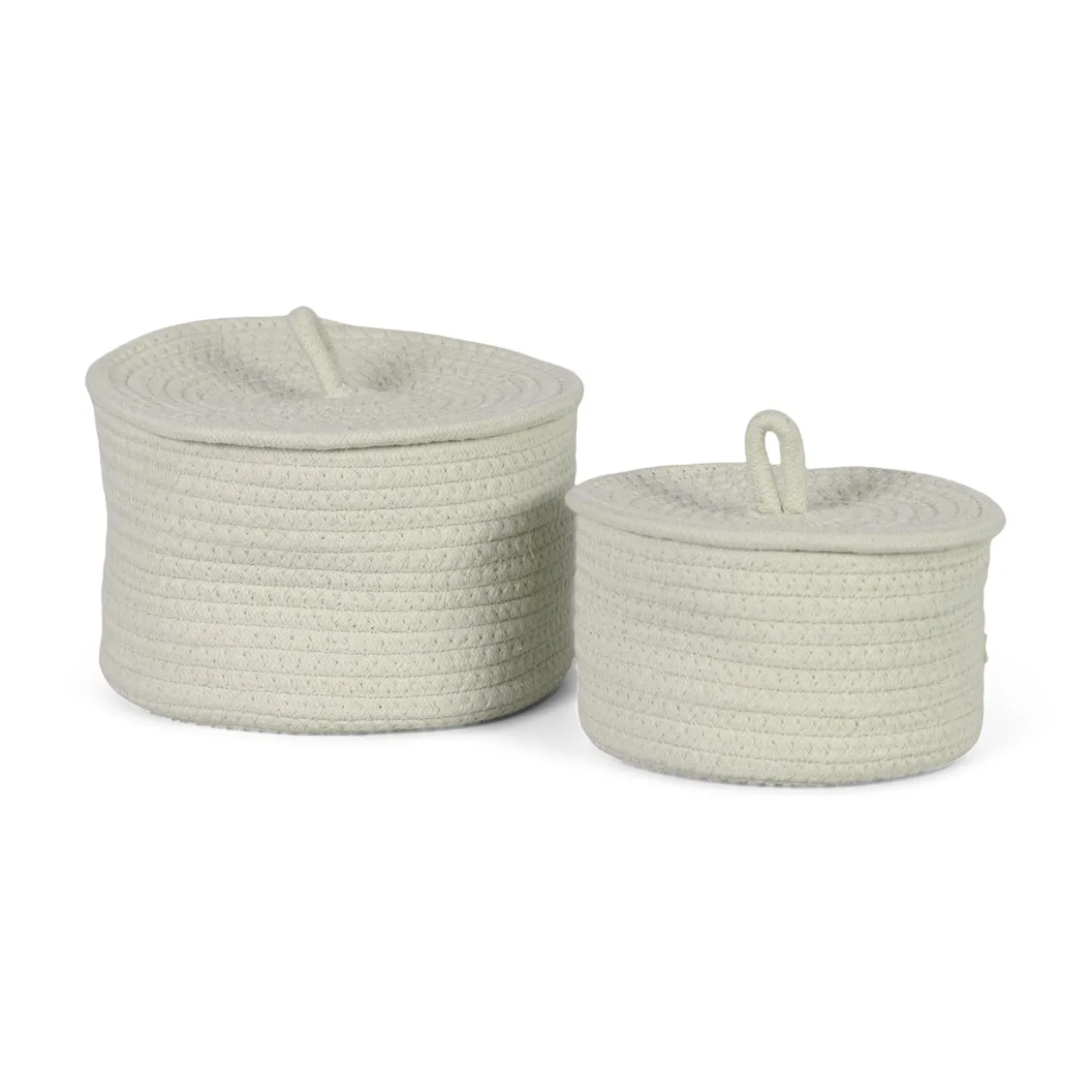 Mand Boas pistachio green - set van 2