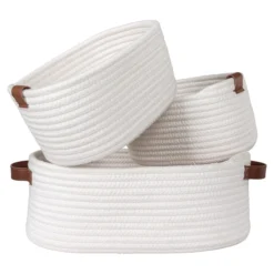 Mand Jalesa - set van 3 Wit