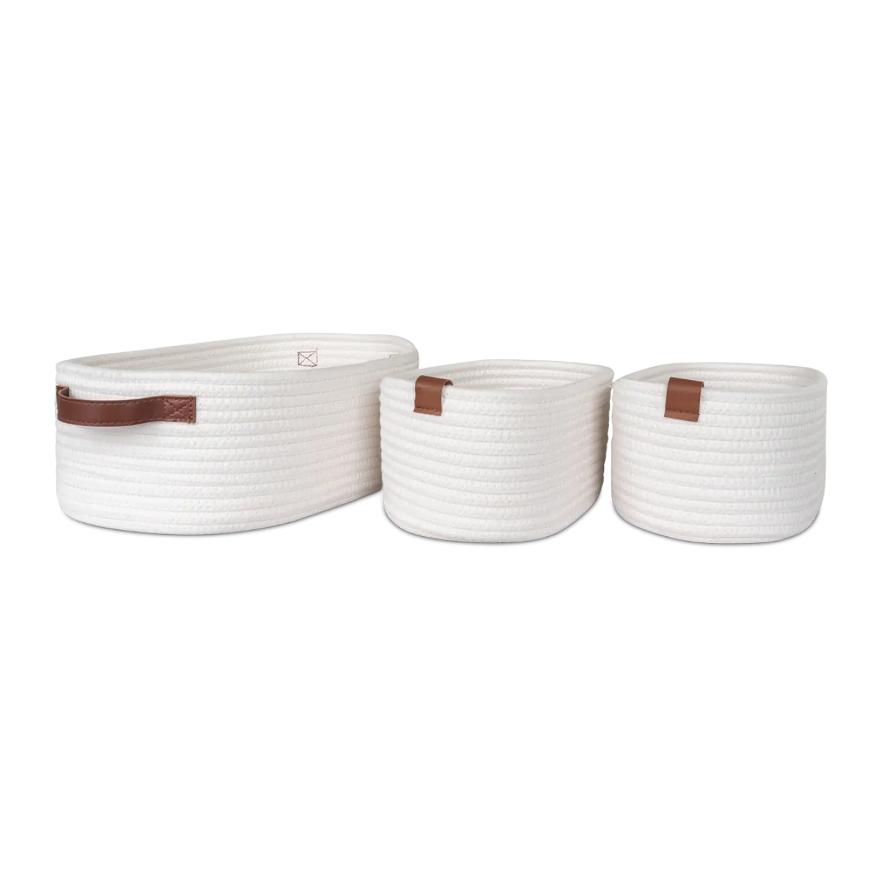 Mand Jalesa - set van 3 Wit