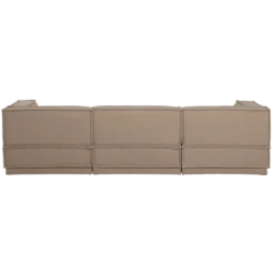 Manu chaise longue bank links teddy taupe [fsc]