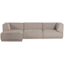 Manu chaise longue bank links grove chenille naturel [fsc]