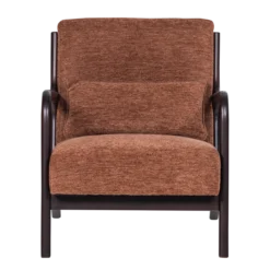 Mark fauteuil chenille bruin