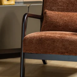 Mark fauteuil chenille bruin