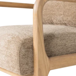 Mark fauteuil chenille zand